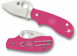 Spyderco C154PPN Squeak Pink Heals vreckový nôž 5 cm, ružová, FRN