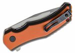 CRKT CR-2372 Fawkes Orange kapesní nůž s asistencí 7 cm, černá, oranžová, G10