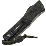 142-3FROCS Microtech Combat Troodon D/E Frag OD Camo Full fogazott