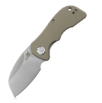 Kubey KU180B Karaji vreckový nôž 6,5 cm, hnedá farba, G10 