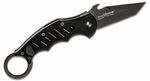 FOX kések FX-597 THE DART zsebkés - karambit 6,5 cm, teljesen fekete, G10, alumínium