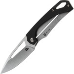 BF-744 FOX knives BLACK FOX RACLI FOLDING  KNIFE BLACK G10 HANDLE STAINL STEEL STONE WASHED BLADE