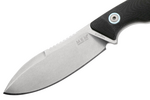 MKM MK PT1-GBK POCKET TANGO 1 EDC nůž 7,4 cm, Stonewash, černá, G10, kožené pouzdro