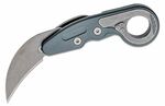 CRKT CR-4045 Provoke® kompakt zsebkés - karambit 5,7 cm, Stonewash, alumínium 