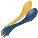 2412811413 Light My Fire Spork lefty mustyyellow/hazyblue