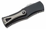 Microtech 702-12 HERA Stonewash Serrated automatický nůž 7,9 cm, Stonewash, černá, hliník 