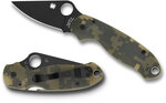 Spyderco C223GPCMOBK Para 3 Camo taktický kapesní nůž 7,5 cm, černá, maskovací vzor, G10