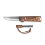 R42 ROSELLI Heimo 4” knife Bushcraft edition with Firesteel,carbon