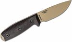 3PMDT-004 ESEE desert tan blade, blood/black G-10 3D handle, black sheath