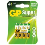 GP Super Alkaline AAA alkalické baterie 5ks 4891199009174