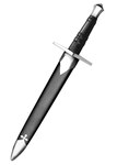Cold Steel 88HNHD kézi és fél tőr gyűjtői tőr 33 cm, fa, bőr, bőr tok