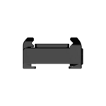 43X Mos Mount OLIGHT sliding rail mount for rail mount lights that are compatible with short builds