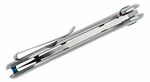 CRKT CR-5385 Delineation™ Silver vreckový nôž 7,5 cm, celooceľový