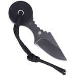 BF-753 FOX knives BLACK ARROW FIXED CLIP POINT BLADE STAINLESS STEEL 440C BLACK IDROG. SW,G10 BLAC