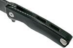 LionSteel ROK A BB Black vreckový nôž 8,3 cm celočierna, hliník