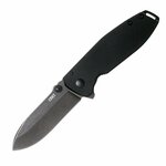 CRKT CR-2495K Squid™ XM Black vreckový nôž 7,5 cm, Black Stonewash, čierna, G10