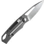 BF-744 FOX knives BLACK FOX RACLI FOLDING  KNIFE BLACK G10 HANDLE STAINL STEEL STONE WASHED BLADE