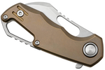 MKM MK FX03M-1TBR ISONZO Hawkbill zsebkés 4,9 cm, kőmosott, bronz, titán