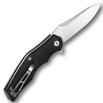 QSP Knife QS105-A Pangolin Black vreckový nôž 9,5 cm, satin, čierna, G10