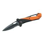Herbertz 208112 kapesní záchranářský nůž 8 cm, černo-oranžová, G10, hliník