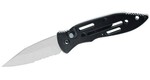 Herbertz 325012 taktický automatický nôž 8,3 cm, čierna, hliník