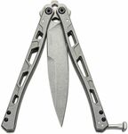 Kershaw K-5050 MOONSAULT kapesní nůž - motýlek 11,7 cm, Stonewash, celoocelový