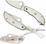 Spyderco C169P ClipiTool Stainless Scissors všestranný kapesní nůž 5,1 cm, nerezová ocel, nůžky 
