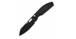 CJRB J1929B-BST Ekko Steel Black vreckový nôž 8,2 cm, celooceľový, celočierny