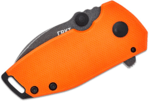 CRKT CR-2486 Squid™ Compact Orange malý vreckový nôž 4,4 cm, Black Stonewash, oranžová, G10, oceľ