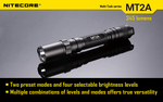 MT2A Nitecore Rechargeable Waterproof Tactical Flashlight