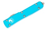 123-12TQ Microtech Ultratech T/E Stonewash Full Serration Turquoise