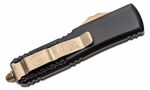 Microtech 232-1JM UTX-85 Jedi Master automatický nůž 7,6 cm, zelená, bronz, černá, hliník