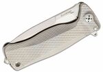 SR22 G LionSteel Solid Titanium knife, RotoBlock. Sleipner, GREY with  FLIPPER