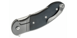 CRKT CR-K300KXP HOOTENANNY™ BLACK SILVER vreckový nôž 8,5 cm, čierna, oceľ, GRN