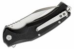 QSP Knife QS121-C Snipe Black vreckový nôž 9 cm, satin, čierna, G10