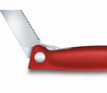 Victorinox 6.7831.FB Swiss Classic zatvárací nôž na zeleninu 11 cm, červená