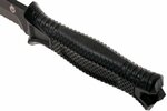 Gerber G1060 Strongarm Fixed Blade vonkajší nôž 12,2 cm, celočierny, čiastočne zúbkovaný, puzdro