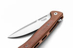 LionSteel SK01A ES Skinny kapesní nůž 8,4 cm, Stonewash, hnědá, hliník, Micarta