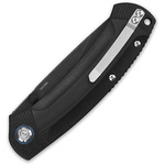 QSP Knife QS109-A2 Copperhead Black kapesní nůž 8,9 cm, Blackwash, černá, G10