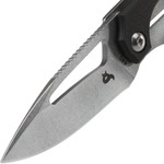 BF-744 FOX knives BLACK FOX RACLI FOLDING KNIFE BLACK G10 HANDLE STAINL STEEL STONE WASHED BLADE