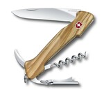 Victorinox 0.9701.64 Wine Master multifunkční nůž 130 mm, olivové dřevo, 6 funkcí