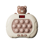 Maxlife MXPS-100 Teddy Bear prenosná hra - medvedík, béžová, 6 herných režimov, displej (OEM0200581)