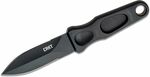 CRKT CR-2020 STING™ BLACK taktický nôž 8,1 cm, celokovový, celočierny, puzdro Zytel s popruhmi