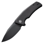 CIVIVI C23006-1 Regulatron vreckový nôž 7,6 cm, Black Stonewash, čierna, G10