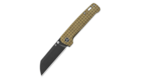 QSP Knife QS130-BFRG Penguin Titanium Frag Bronze vreckový nôž 7,8cm, čierna, bronz, titán