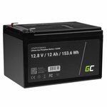 CAV08 Green Cell LiFePO4 Battery 12V 12.8V 12Ah pro fotovoltaické systémy, tábory a lodě