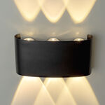 Modee LED čierna nástenná lampa 6W 470lm neutrálna biela (ML-LWL0002)