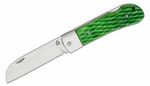 QSP Knife QS128-B Worker Green Bone vreckový nôž 8,8 cm, zelená, kosť, oceľ