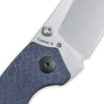 Kizer V4593C1 Towser K Blue vreckový nôž 8,6 cm, modrá, Richlite (kompozit)