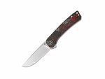 QSP Knife QS139-F1 Osprey CF G10 Red vreckový nôž 8,2 cm, červená, uhlíkové vlákno, G10
